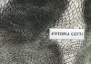 Kožené kabelka shopper bag Vittoria Gotti stříbrná V6141
